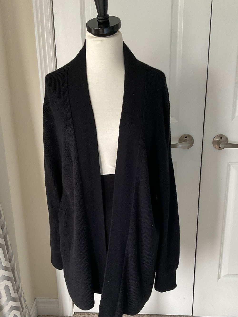 Lululemon Open Wrap Sweater Size 6 Wool Cotton GUC